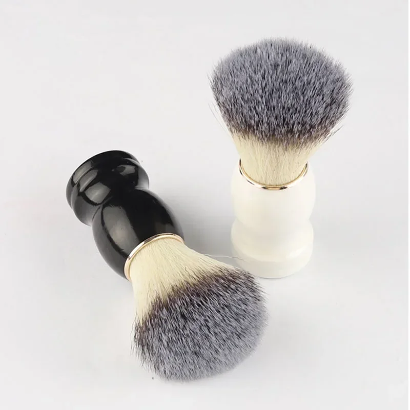 

New Beard Shaving Brush Makeup Brushes Wooden Handle Bristle Hair Salon Barber Soap Foam Shave Men Facial Cleaning Tool