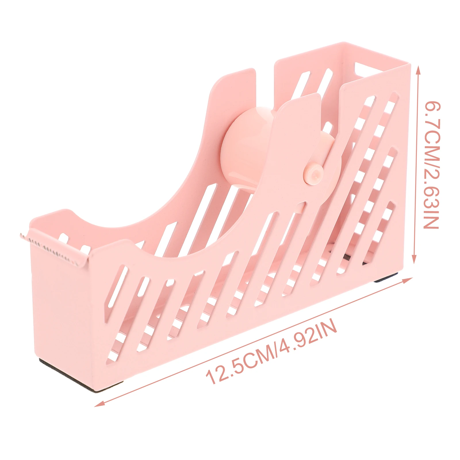 Tape Dispenser Holder Office Stationery Mini Desk Edge Safe Use Material Practical Function Student Craft