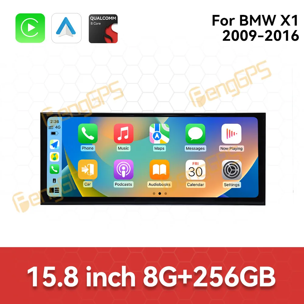 

Android 13 15.8 Inch HD Screen 8+256G Carplay For BMW X1 2009-2016 Qualcomm 680 Car Radio GPS Navigation Radio Multimedia Player