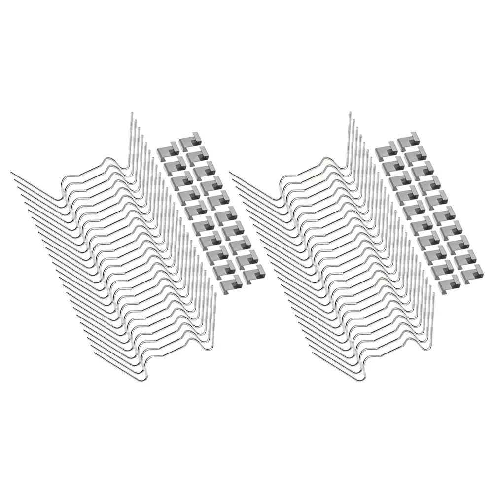 

W-type Iron Nail Z-type Buckle Glass Fixing Clip Greenhouse Clips Pane Silver Clamps