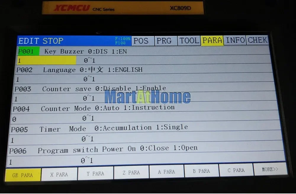 XC809D 3~6 Axis USB CNC Control System Controller Support FANUC G-code Offline Milling Boring Tapping Drilling Feeding