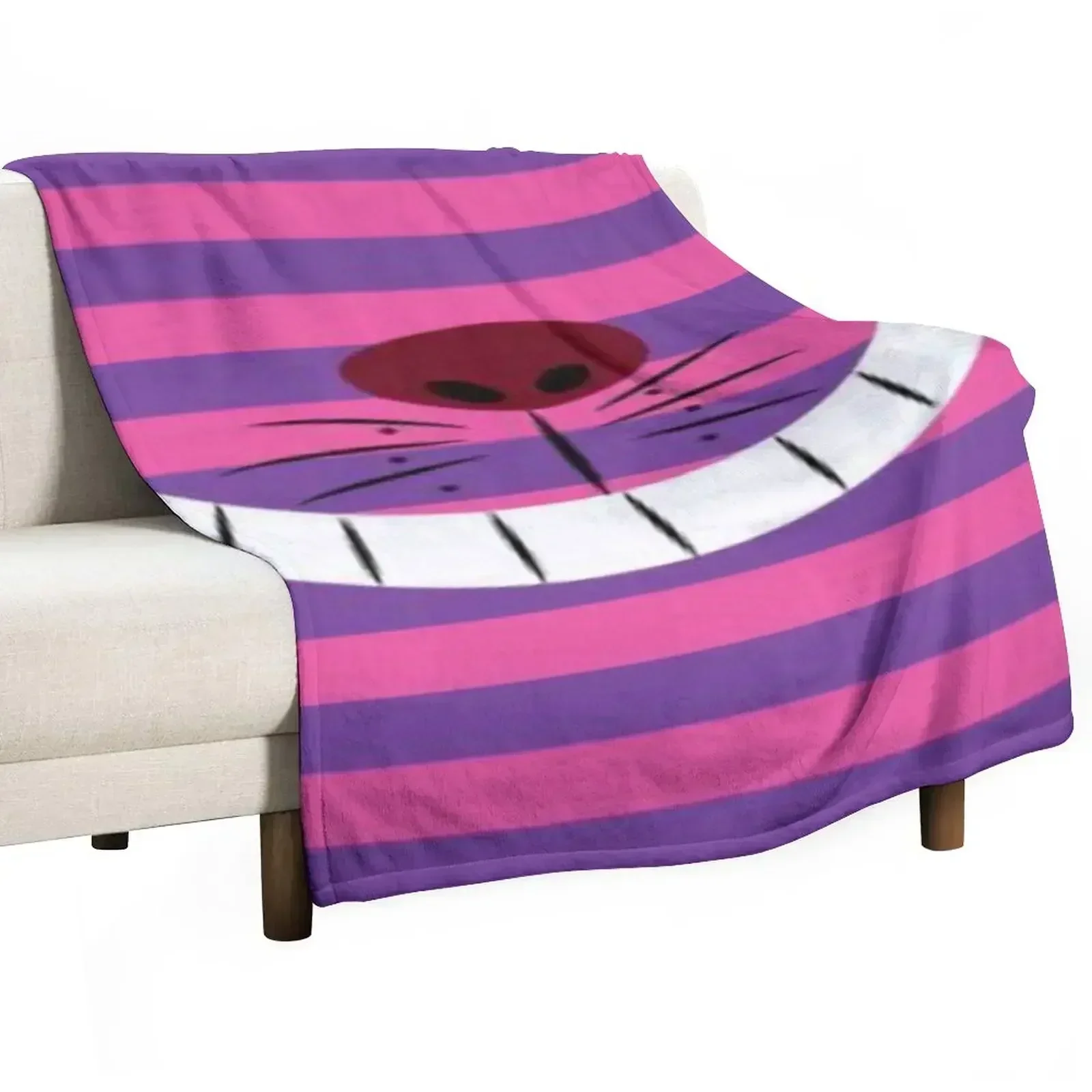 New Big Smile Throw Blanket Warm Flannel Blanket for Couch Chair Bedroom