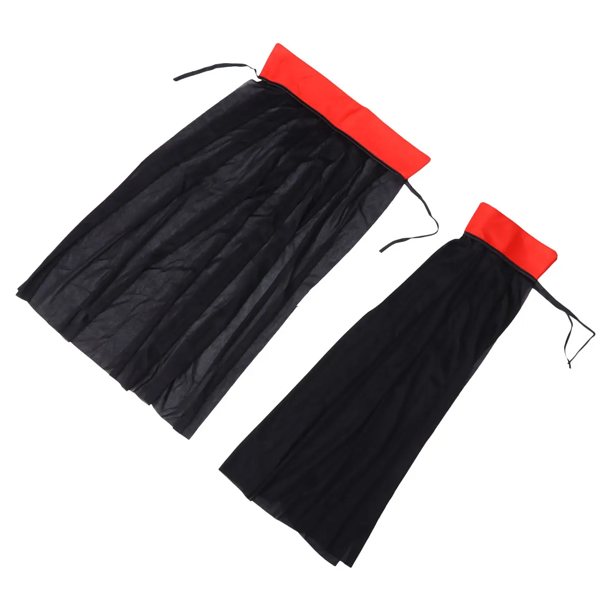 

2 Pcs Halloween Cape for Children Made from Fine Fabric Long lasting Color Black Cape Kids Costume Accessories