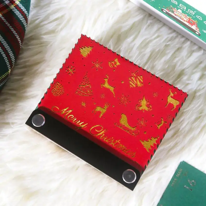 3D Memo Pad Calendar 2025 Time Piece Calendar Christmas 3D Tear Away Calendar Desk Calendar Sculpture Notepad Desk Post Notes
