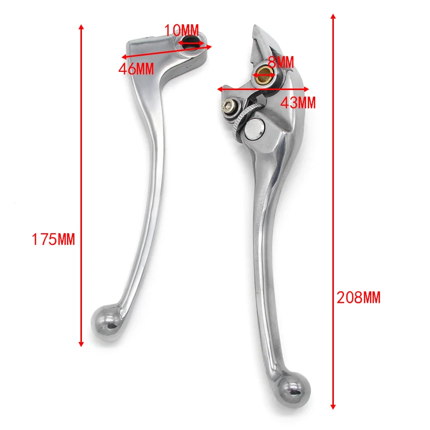 Left &Right Brake Clutch Levers for Honda Hornet CB250 CB600F CB 250 CB500S CB500 VTR250 MC33 NT400 BR0S400 NT650 FMX650