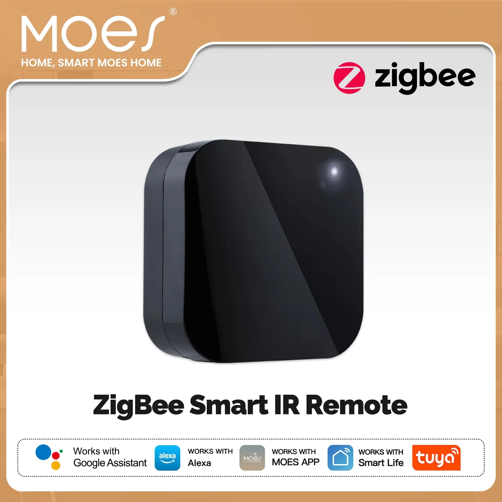 MOES Tuya ZigBee Smart IR Remote Control Universal Infrared Smart Home Remote Works With Alexa And Google Home