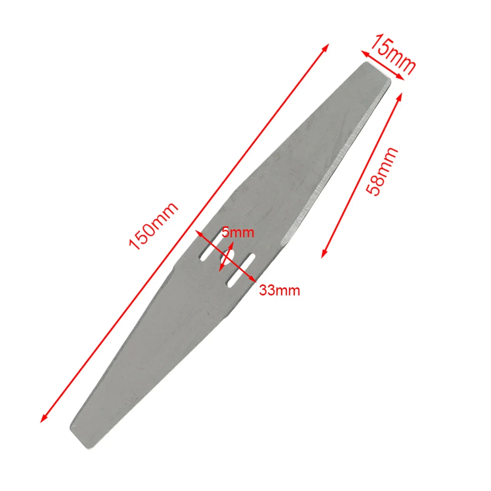 Agriculture Animal Husbandry Saw Blade Lawn Mower Parts Replacement Square Hole Steel 10PCS 150mm 3 Hole 6 Inch