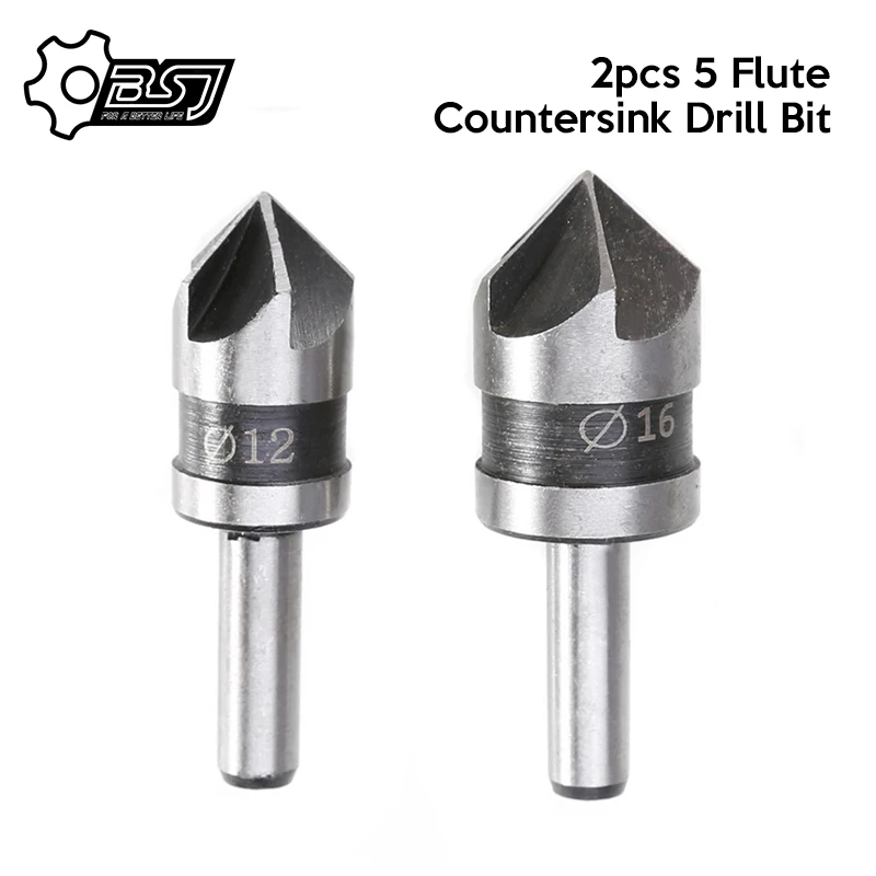 Hss Hex Afschuining Boor Set 82 Graden Countersink Saai Voor Houtbewerking Quick Change Bit Gereedschap Boor Schacht Carbon Staal Gereedschap