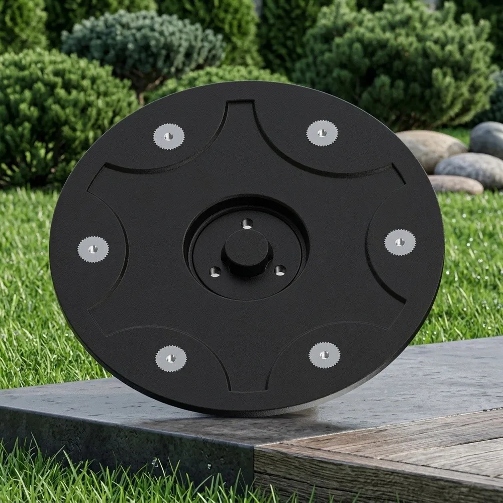 for Lawn Mower Replacement Part 142mm Cutting Disc For Garden Maintenance Six Mounting Holes Balanced Rotation Design