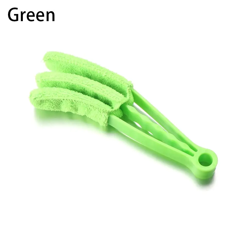Tool Microfiber Duster Removable Household Venetian Window Blind Cleaner Brush Clip
