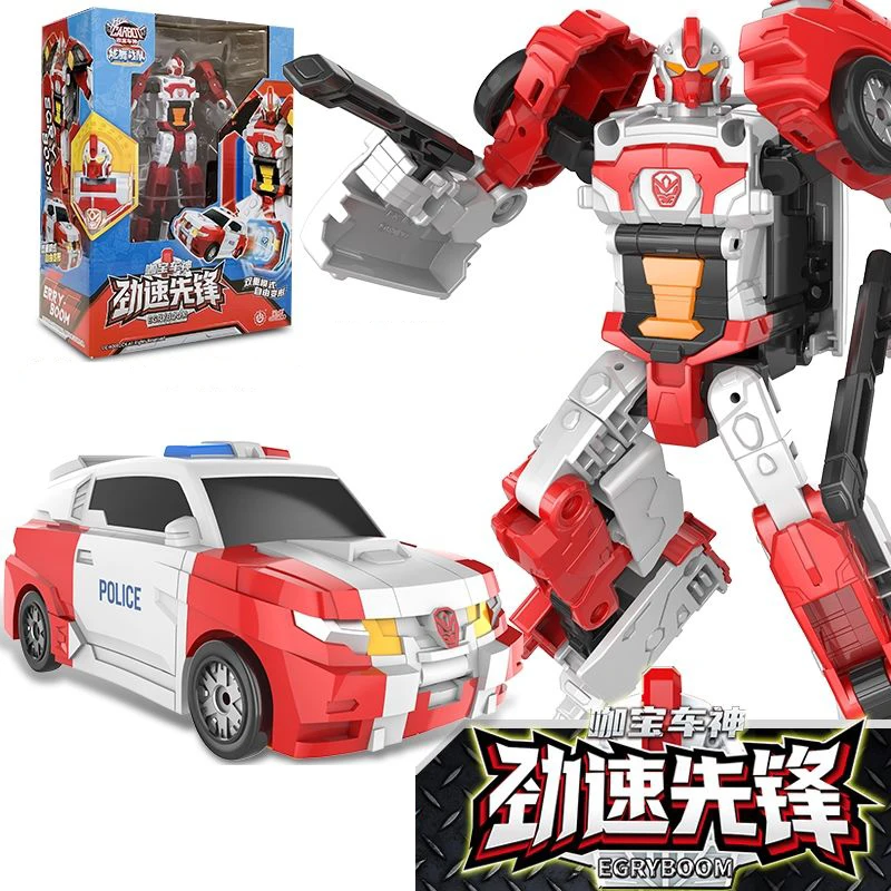 Hello Carbot Automatyczny Robot Transformujący się Figurka Akcji Model Plastikowy Robot Samochód Zabawka Seria Anime Prezent dla Dzieci