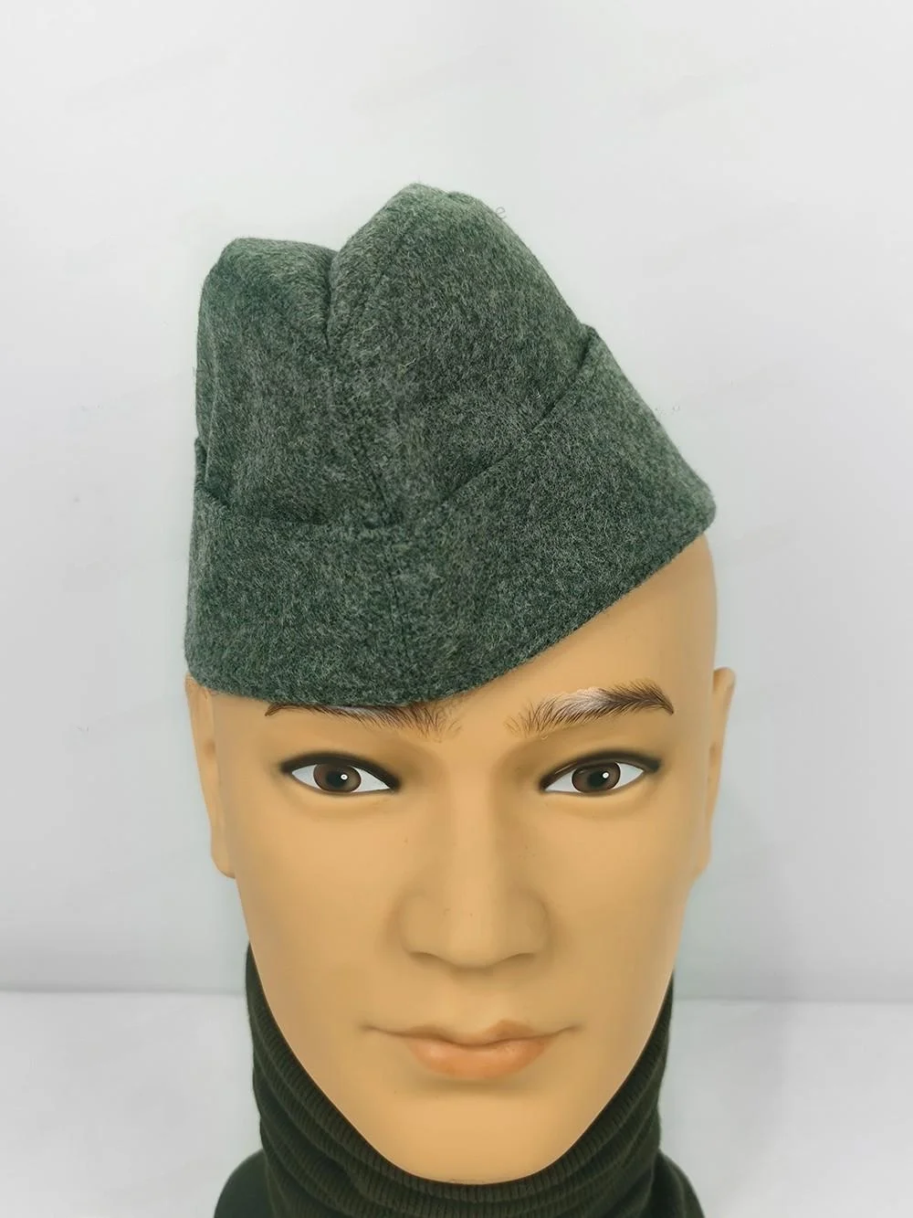 Cappello da barca tedesco Sle M40 Cappello da campo Armatura Cappello da battaglia Berretto con tesa in lana traspirante per uomo Tutte le stagioni Taglia unica universale