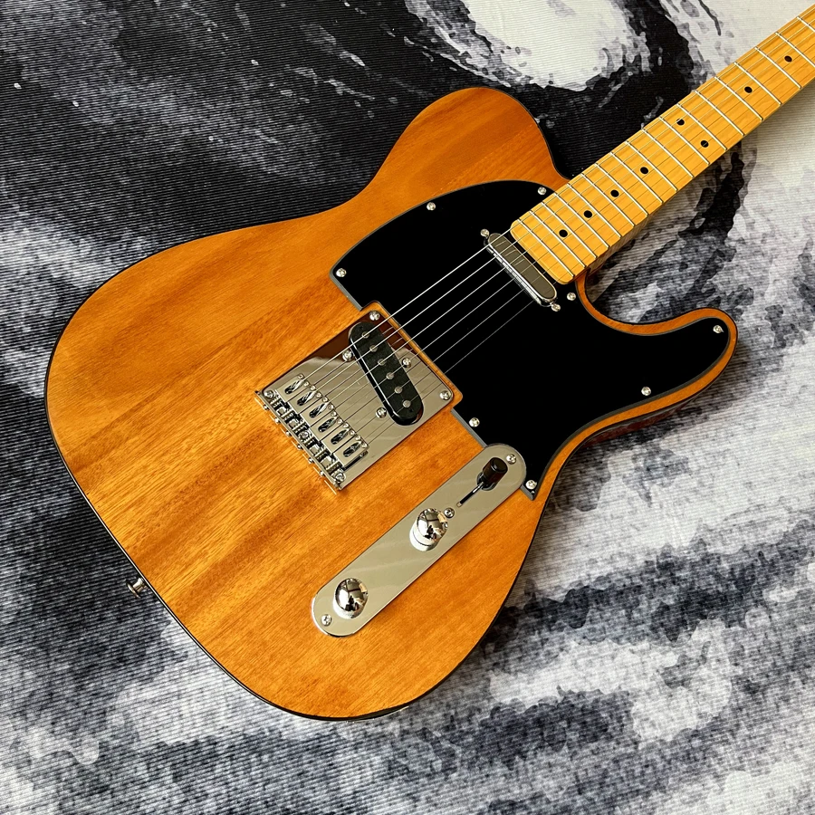 6-string electric guitar; black binding; mahogany body; maple fingerboard; smooth frets; in stock with free shipping