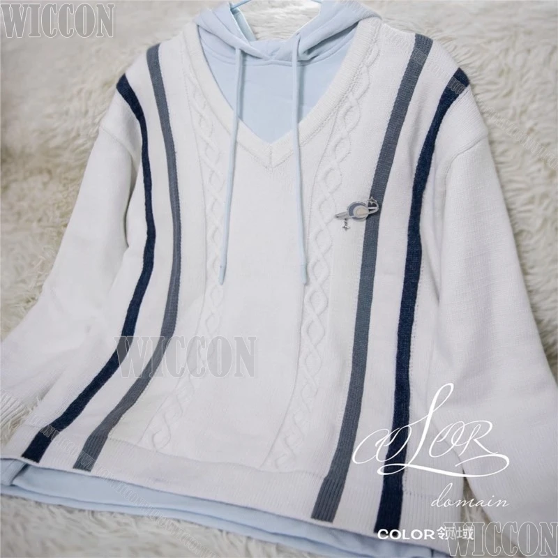 الحب والمساحة العميقة Xavier Game Cosplay للجنسين هود هوديي طويلة الأكمام أعلى الرجال امرأة البلوزات Kawaii تأثيري هالوين كوميك كون