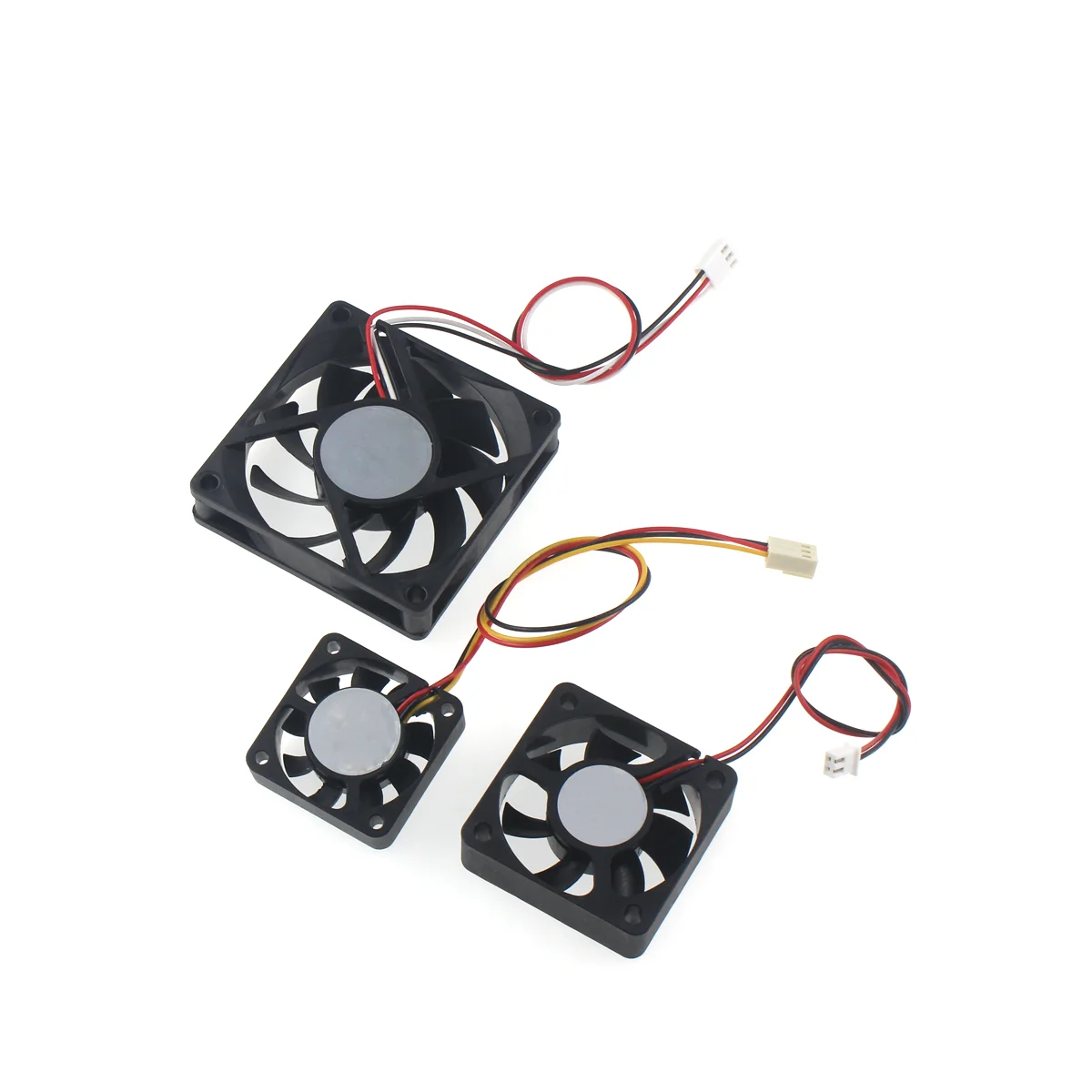 40*40/50*50*70*70mm Computer Case Cooling Fan 12V 2 Pin 40mm Computer Cooler Small Cooling Fans PC Black F Heat sink Cooler Fans