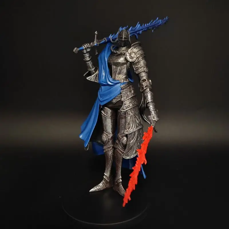 Figura de Acción Rellana Twin Moon Knight, Espada de Messemo, Reina de la Luna Llena con Espada Roja, Estatua Blindada, Decoración de Escritorio, Modelo de Juguete