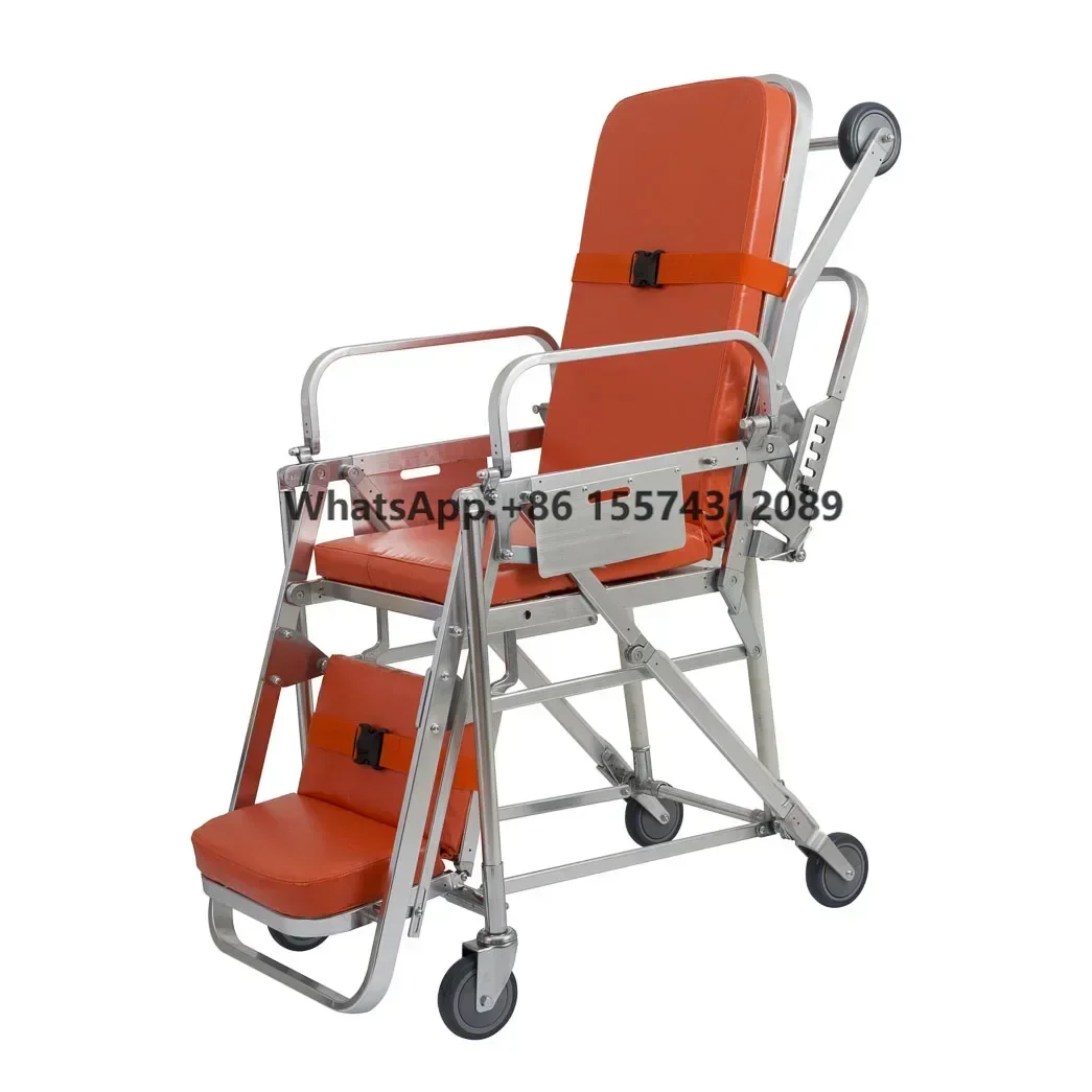 

Medical Equipment Automatic Loading Folding Portable Injured Patient Ambulance Stretcher Trolley for Sale