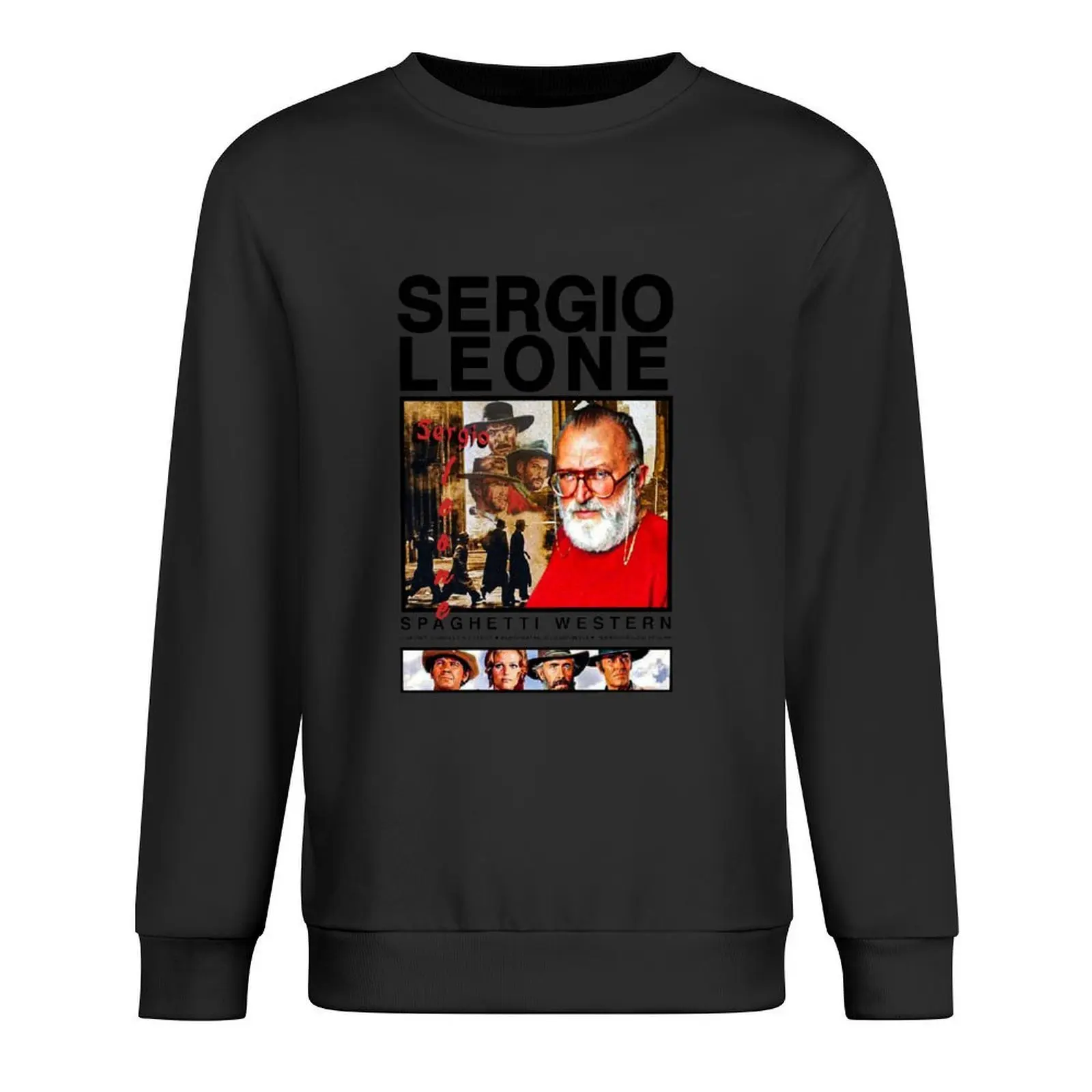 

Sergio leone Pullover korean clothes male clothes mens clothing autumn sweatshirts for men