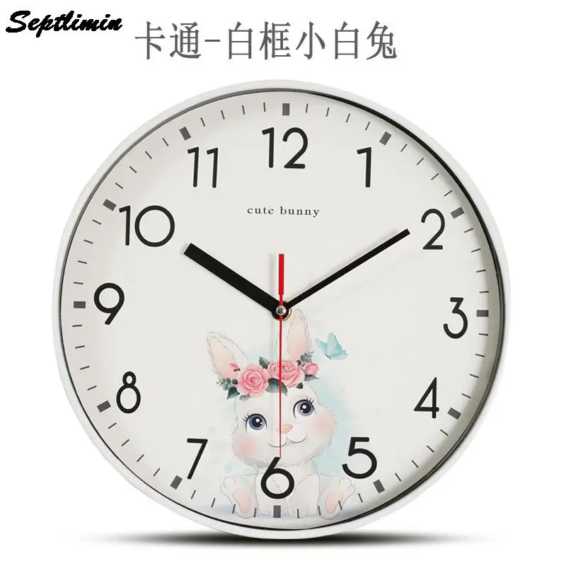 10 Inch Stylish Large Wall Clock Creative Modern Design Adhesive Stickers Silent Timepiece For Kids Girls Living Room Home Decor