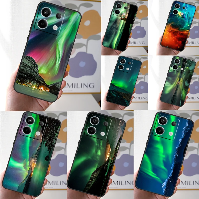 Northern Lights Sky Case For Xiaomi Redmi Note 11 9 10 12 13 Pro Plus 9S 10S 11S 12S Redmi 12 10C 9C 13C Cover