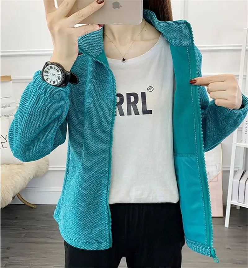 แฟชั่นผู้หญิงขนแกะHoodieแจ็คเก็ตใหม่ฤดูใบไม้ร่วงฤดูหนาวCoat High End Windproofความอบอุ่นหนาIntegralกํามะหยี่เสื้อแจ็คเก็ตหญิง