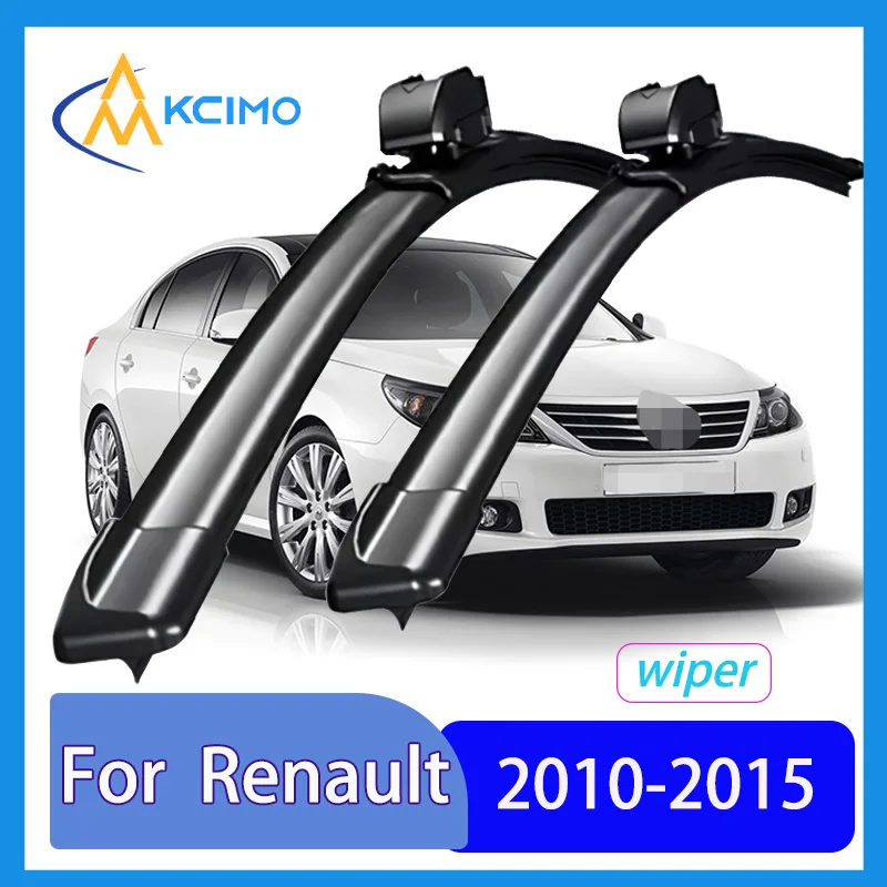 

2Pack Silent Beam Wiper Blades For Renault Latitude X43 2010-2015 Noiseless All-Weather Design Windshield Rain Brush Accessories