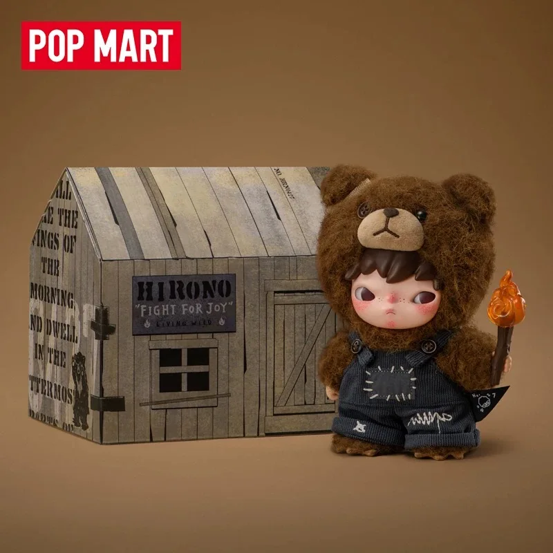 

Подлинная POP MART Hirono Fight для Joy Hirono Bear HironoxKeith Haring Series, ограниченная серия, виниловая плюшевая фигурка куклы для лица, подарок