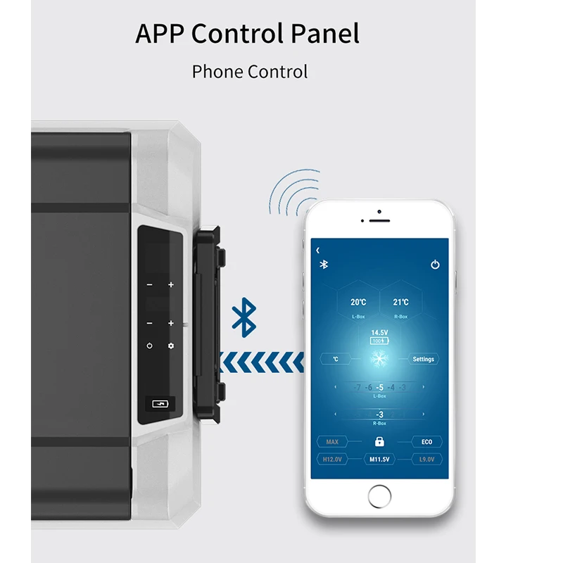 ثلاجة ضاغط سيارة أتوماتيكية ، ثلاجة فريزر محمولة ، تبريد سريع ، مبرد نزهة خارجي ، 12 فولت ، 36 لتر ، 50 لتر ، 60 لتر