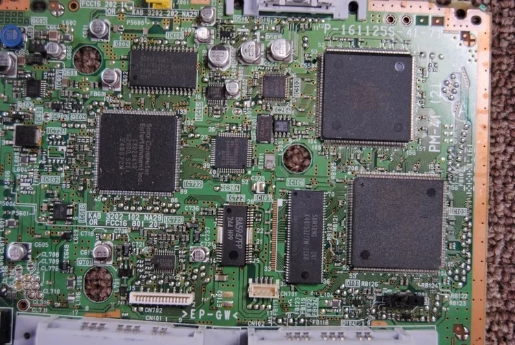 Carte mère de remplacement de réparation de carte mère PSone Pcb, console PSone d'origine, carte mère démontée pour modification PSO