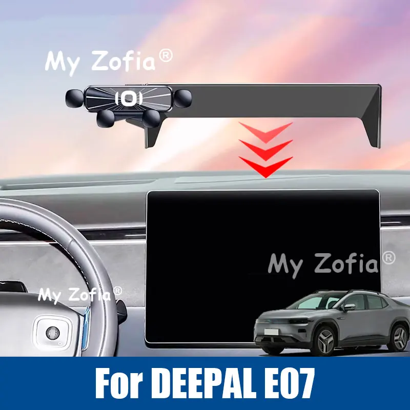 

For DEEPAL E07 2025 2026 Car Styling Mobile Phone Holder Screen Mount Gravity Bracket Stand Auto Modified Accessories