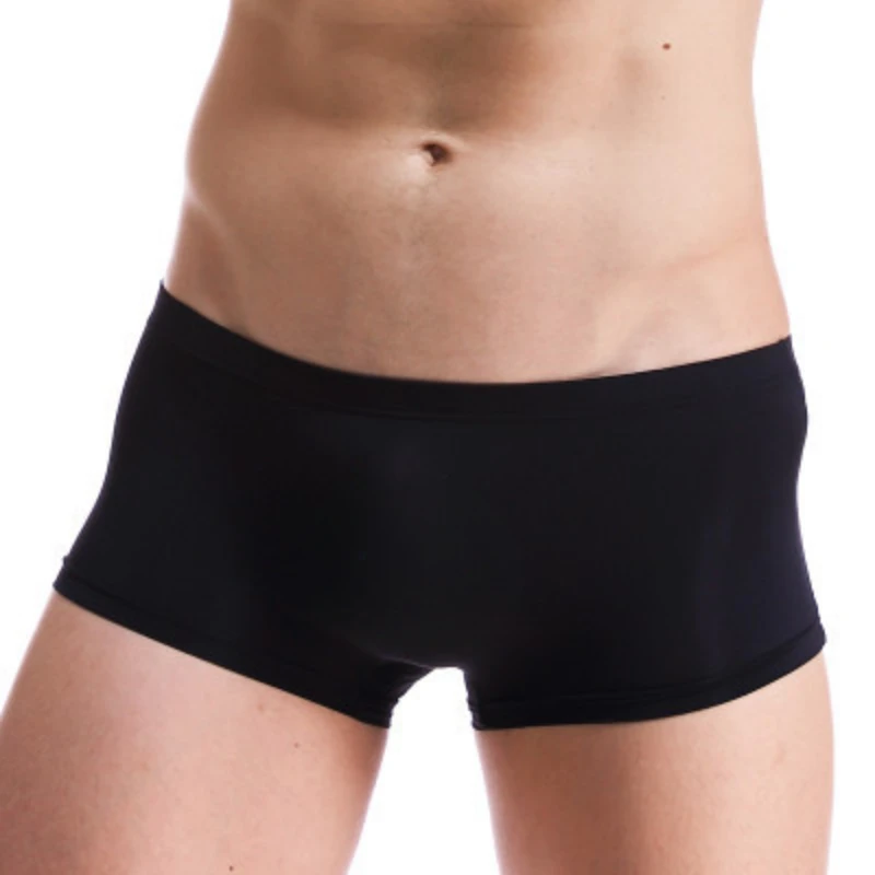 Ice InjBoxer-Culotte fine translucide pour homme, sous-vêtement sexy, respirant, taille basse, U convexe, slip zones me