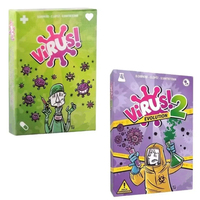 In Spanish Version In English Virus Card Game The Contagiously Halloween Card Correct Version Party Game For Fun Family Games