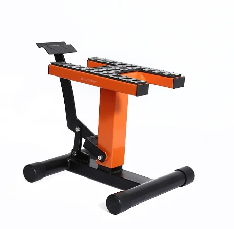 

General Off-Road Motorcycle Hydraulic Parking Bench with Kickstand for Maintenance and Repair Vehicle Tool