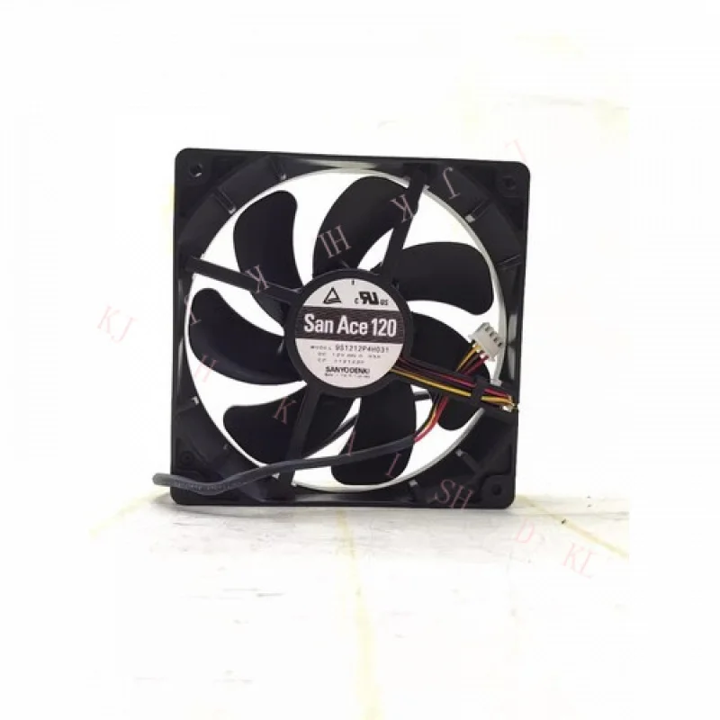 

N FOR Sanyo 9S1212P4H031 12025 DC12V 0.33A 4-Wire Speed Control Cooling Fan