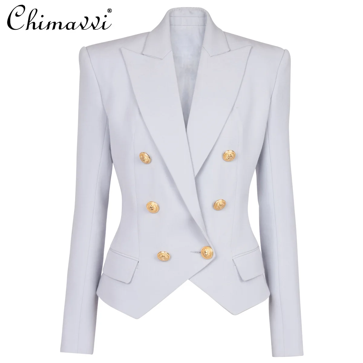 

2025 Autumn Clothes New High-end Commuter Slim-fit Women's Suit Jacket Fashion Classic Long-sleeved Temperament Blazers Coat