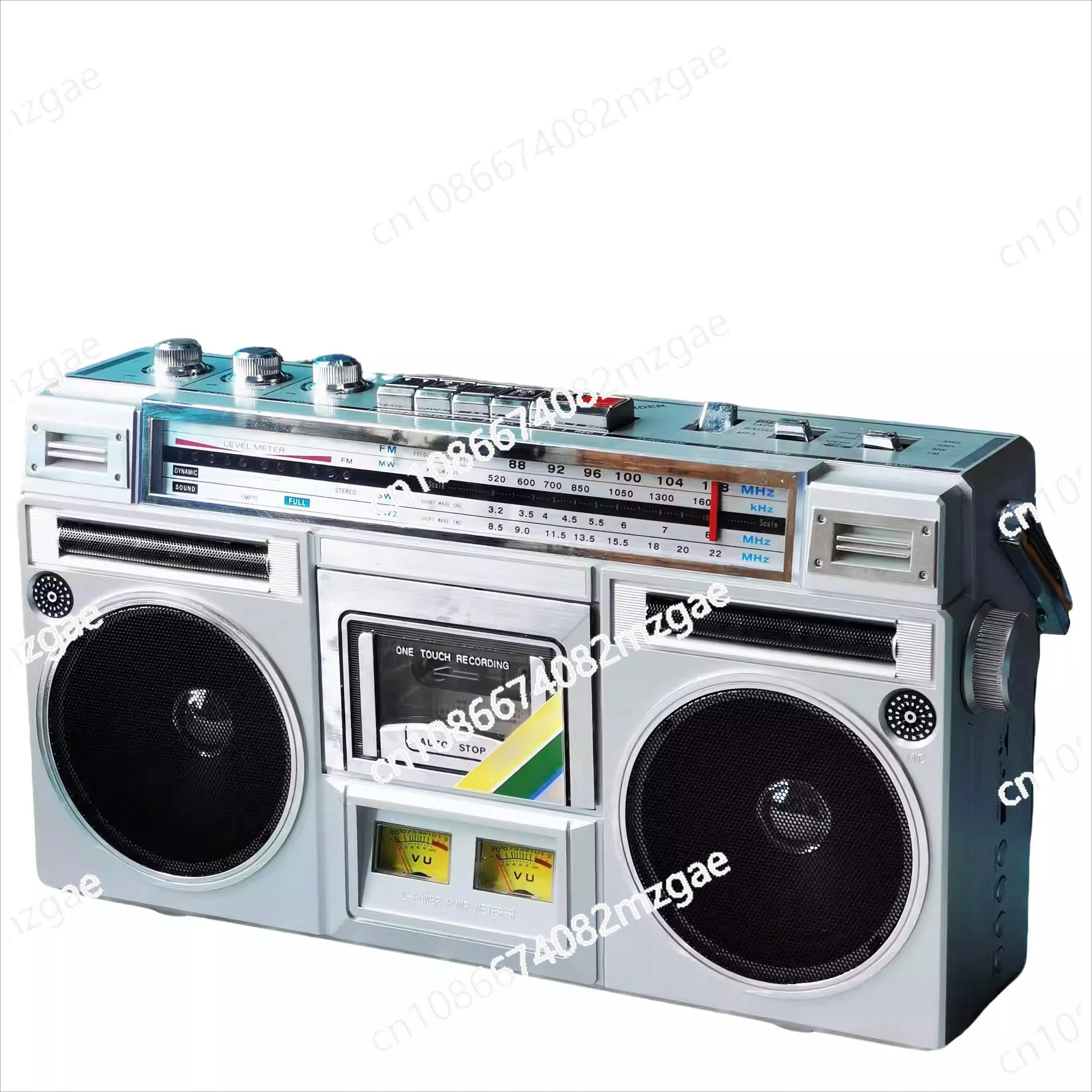 Retro stereo dual speaker radio Recorder Convenient tape drive Bluetooth USB TF card