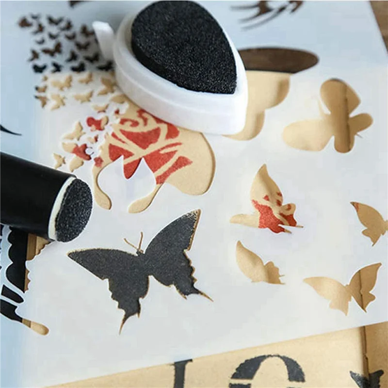 160 Pcs Finger Sponge Daubers Finger Painting Sponge Craft Drawing Sponge Dauber Set For Painting Art Ink Crafts Card-Y18A