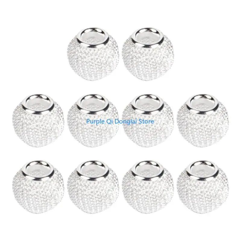 L21E 10 Pieces Hollow Metal Wire Ball Jewelry Components For Creative Craft Projects Craft Accessories FOR Necklaces and