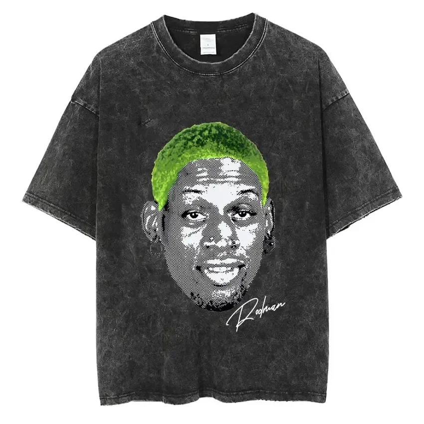 

Футболка унисекс Dennis West Coast Streetwear в стиле хип-хоп с принтом, винтажная, из выстиранного хлопка, оверсайз, повседневная, летняя, новинка