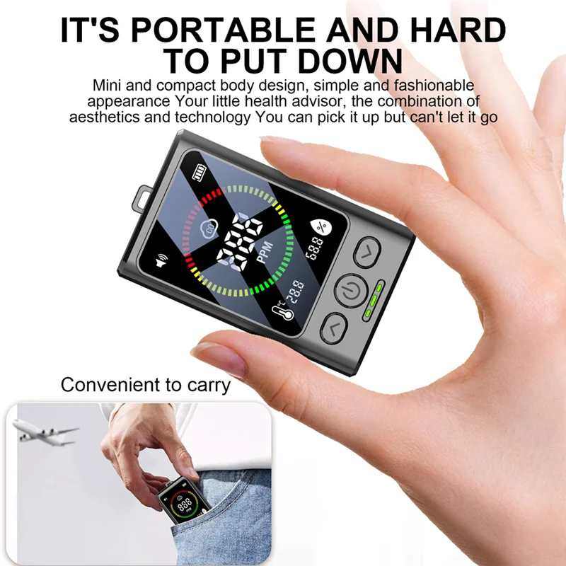 A25P koolmonoxidedetectoren, draagbare co-detector