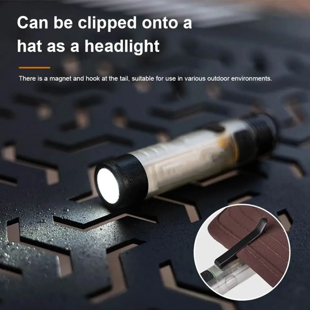Portable LED Small Flashlight Rechargeable Lightweight Mini Flashlight Waterproof High Bright Pocket Camping Light Outdoor