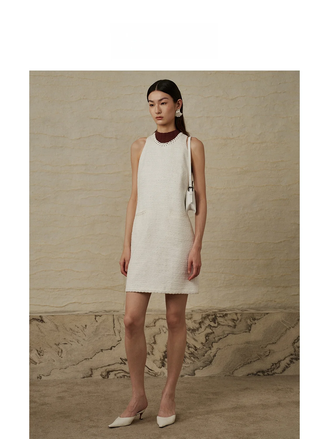 

Женская элегантная юбка ZhiZhi Fraant Sle Dr с V-образным вырезом, ручной работы, из хлопка и полиэстера, А-силуэт, весенняя коллекция