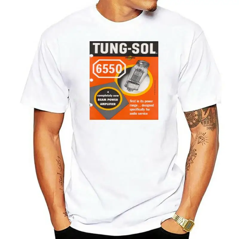 Tung - Sol 6550 T Shirt Tungsol Guitar Amp Tube Vacuum Amplifier Rock Music Vintage Cool