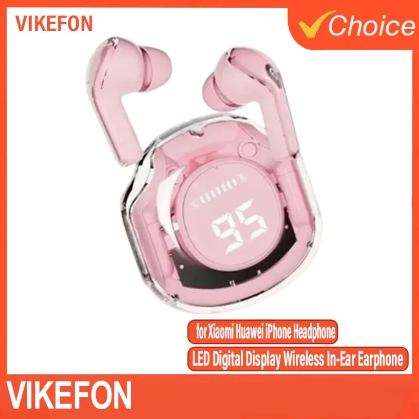 T8 Tws Bluetooth Earbuds with LED Digital Display Hifi Enc Bt 5.3 Wireless In-Ear Earphone for Xiaomi Huawei iPhone Headphone