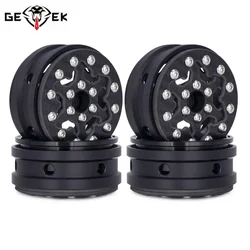 1.9 Inch Carbon Fiber Beadlock Wheel Rims for 1/10 RC Crawler Car Axial SCX10 D90 TRX4 TRX6 Gen8 DIY