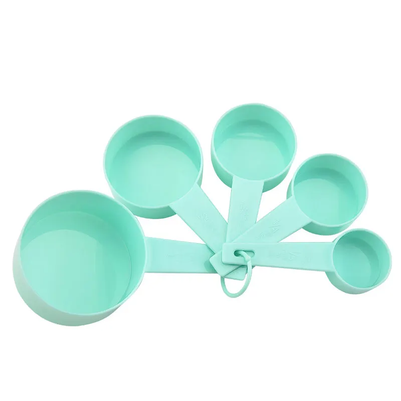 2023 Multi-purpose Measuring Cup Measuring Spoon Gauge Tool Plastic Handle Spoon Flat-bottomed Spoon Kitchen Cooking Gadget