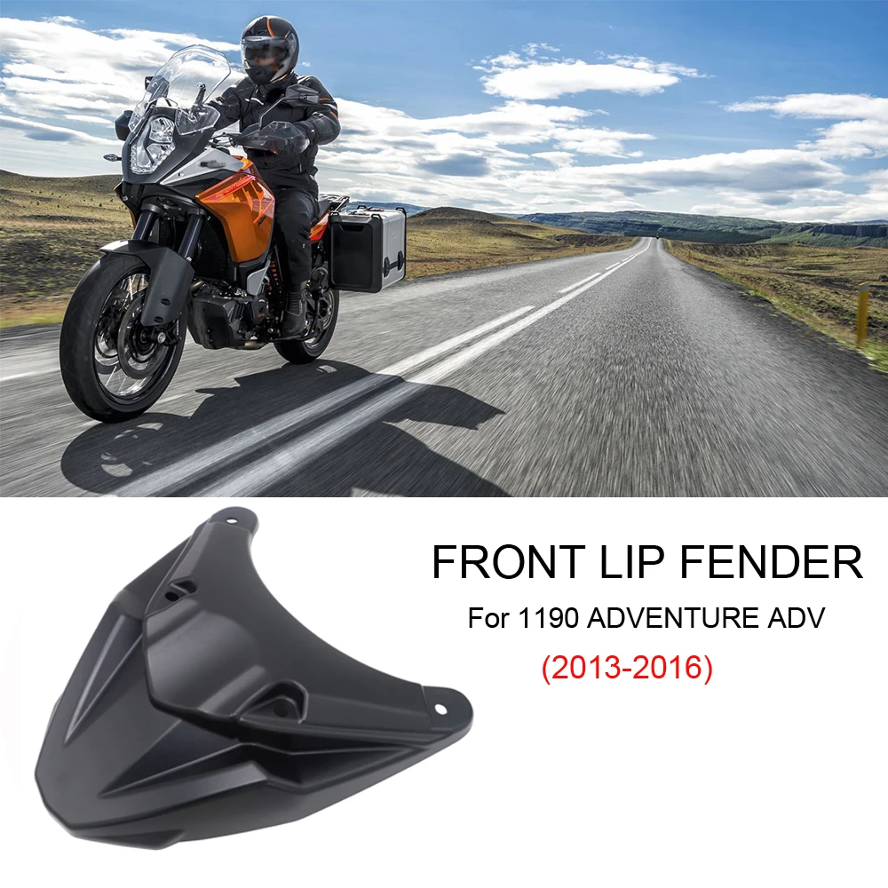 

Motorcycle Front Beak For KTM 1190 ADVENTURE 1190 ADV 2013-2016 ABS Mudguard Black Splash Guard Tire Hugger Fairing Accessories