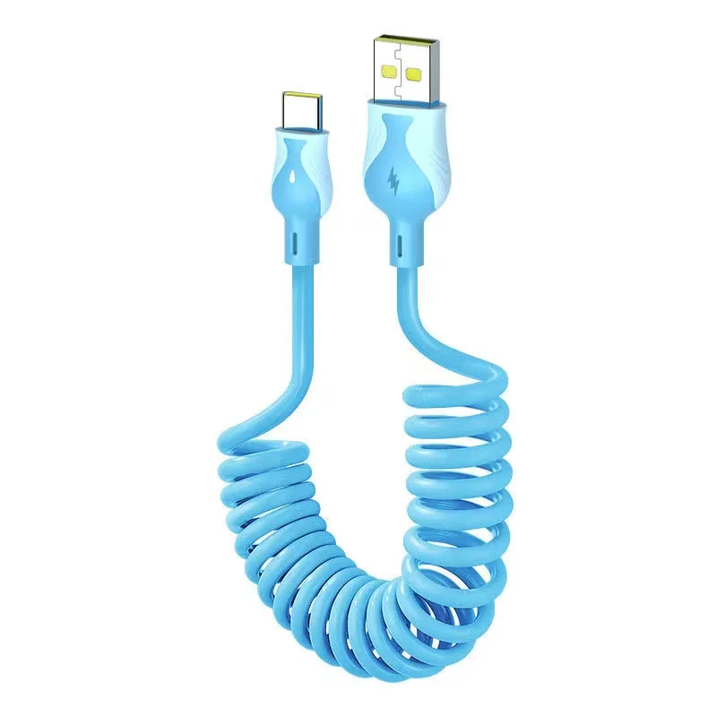 6A Data Cable Type-C Charging Cable Compatible with Vivo Huawei OPPO OnePlus Realme Honor 6A Flash Charging