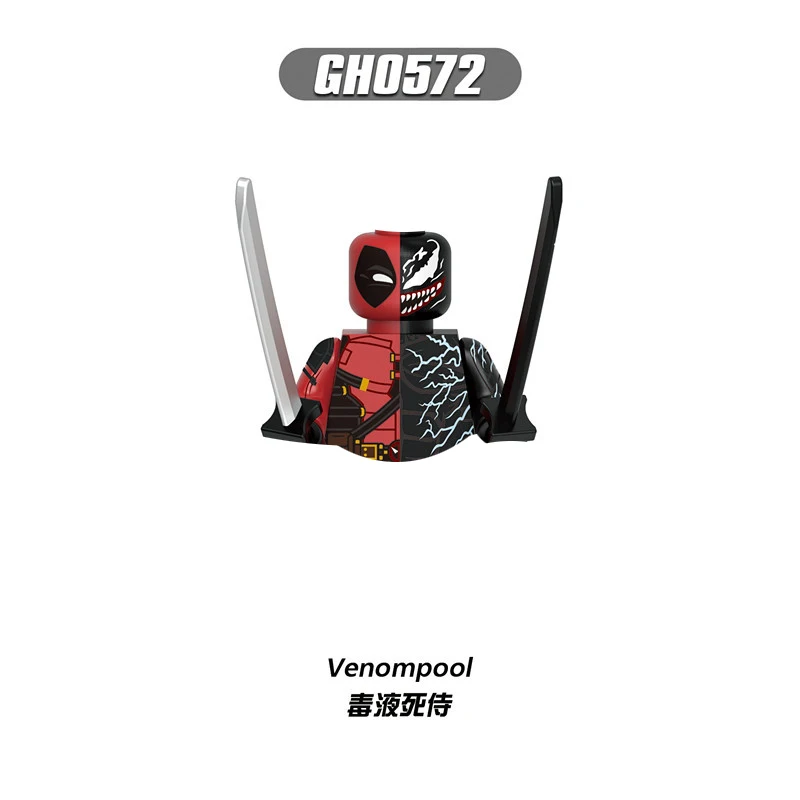 2026 New Deadpool Building Blocks Mini Action Figures Bricks Educational Diy Toys Gifts For Children image 3