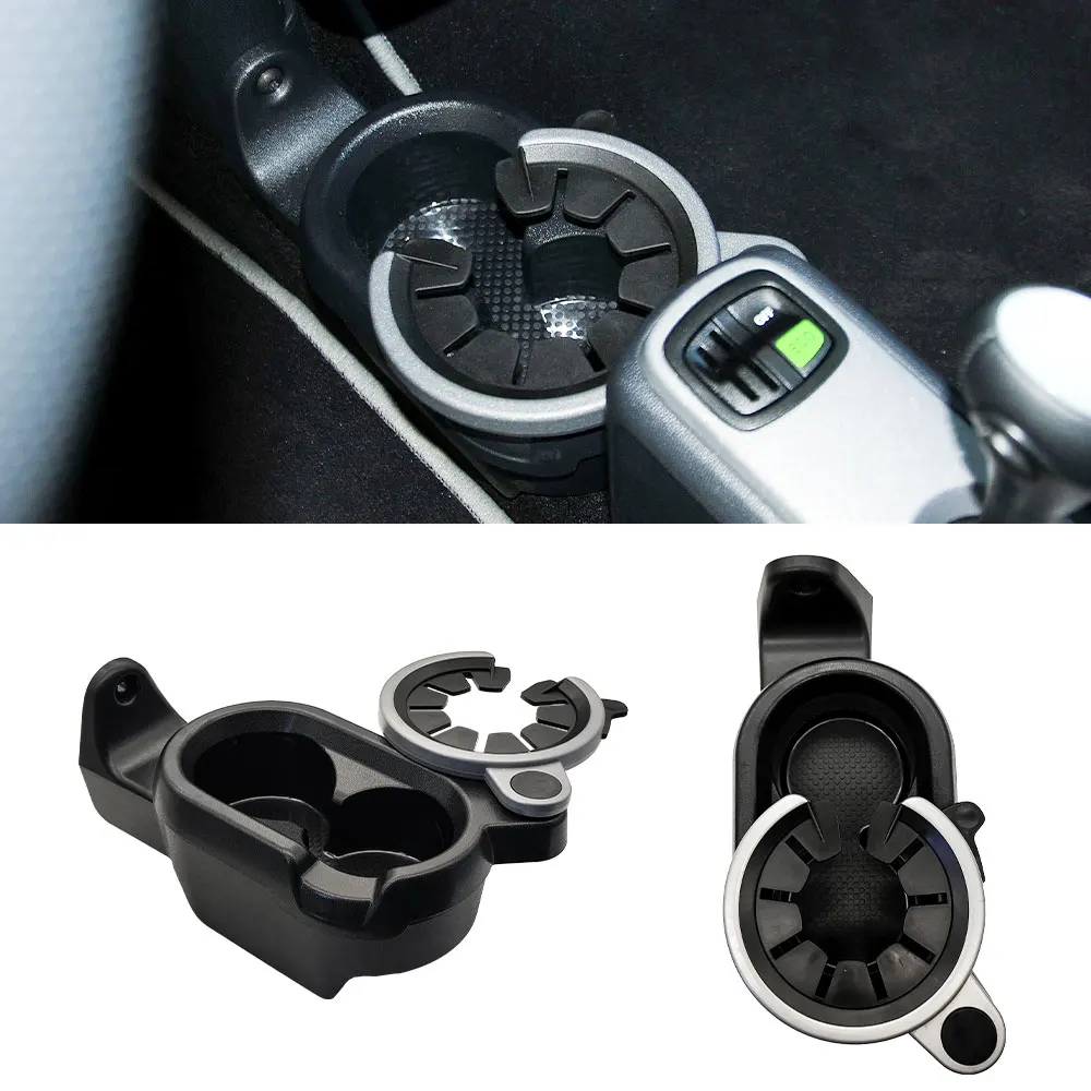 For Mercedes Smart Fortwo Car Drinks Holder Cup Mount Center Console Double Cup Holder For Benz W451 W450 2007-2015 4518100370